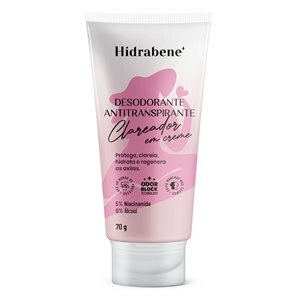 Desodorante Em Creme Antitranspirante Hidrabene Clareador 70G