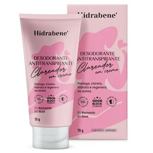 Desodorante Em Creme Antitranspirante Hidrabene Clareador 70g