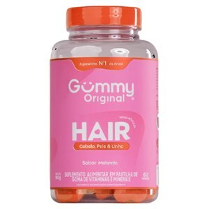 Gummy Hair Sabor Melancia 60 Gomas