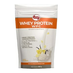 Whey Protein Wpc Pouch Vitafor Baunilha 900G