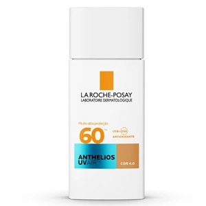 Protetor Solar Facial La Roche-Posay Anthelios Uvair Textura Ultraleve Fps60 Cor 4.0 45Ml  