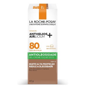 Protetor Solar Facial La Roche-Posay Anthelios Airlicium Antioleosidade Fps80 Cor 4.0 40G  