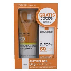 Protetor Solar Corporal La Roche-Posay Anthelios Xl Protect Fps50 200Ml+ Anthelios Xl Protect Facial Fps60 25G 