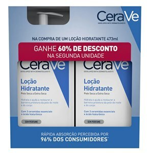 Loção Hidratante Cerave 473Ml 2 Unidades Kit 
