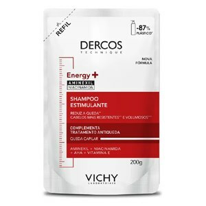 Shampoo Dercos Vichy Energy+ Estimulante Antiqueda Refil 200G