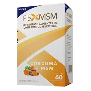 Cúrcuma Flex Msm 60 Comprimidos