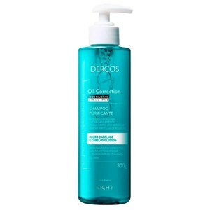 Shampoo Dercos Vichy Oil-Correction Purificante Couro Cabeludo E Cabelos Oleosos 300G