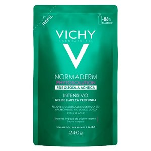 Normaderm Phytosolution Vichy Gel De Limpeza Profunda Intensivo Anti-Acne Refil 240G