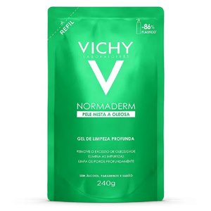 Normaderm Vichy Gel De Limpeza Profunda Anti-Oleosidade Refil 240G