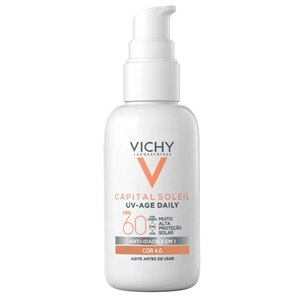 Protetor Solar Facial Vichy Capital Soleil Uv-Age Daily Fps60 Cor 4.0 40G