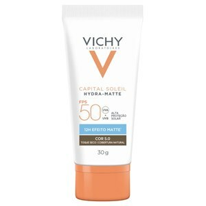 Protetor Solar Facial Vichy Capital Soleil Vichy Hydra-Matte Fps50 Cor 5.0 30G