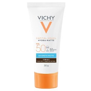 Protetor Solar Facial Vichy Capital Soleil Vichy Hydra-Matte Fps50 Cor 6.0 30G