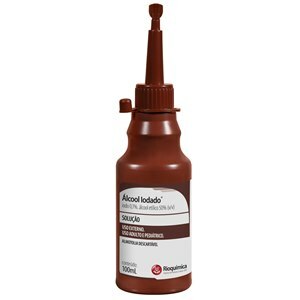 Álcool Iodado Solução Almotolia Rioquímica 100Ml