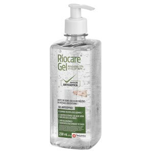 Álcool Gel Antisséptico 70% Riocare Rioquímica 238Ml