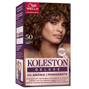 Tinta De Cabelo Permanente Koleston Deluxe - Castanho Claro 50