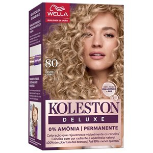 Tinta De Cabelo Permanente Koleston Deluxe - Louro Claro 80