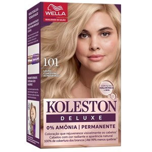 Tinta De Cabelo Permanente Koleston Deluxe - Louro Claríssimo Acinzentado 101