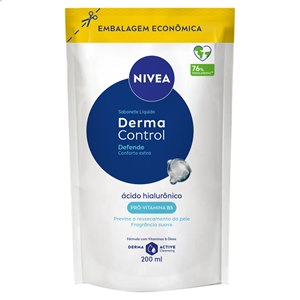 Sabonete Líquido Nivea Derma Control Defende Refil 200Ml