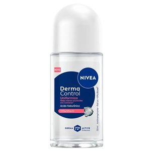Desodorante Antitranspirante Roll-On Nivea Feminino Derma Control Uniformiza 50Ml