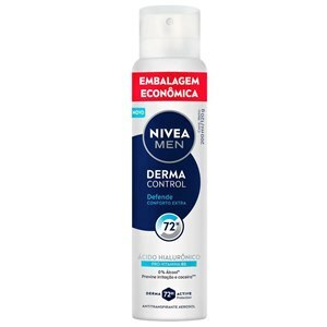 Desodorante Antitranspirante Aerossol Nivea Men Derma Control Defende 200Ml