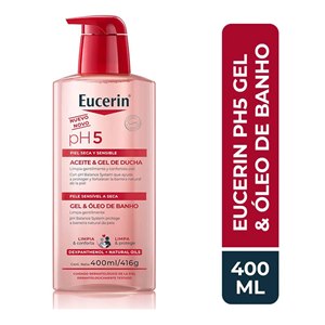 Eucerin Ph5 Gel E Óleo De Banho 400Ml   
