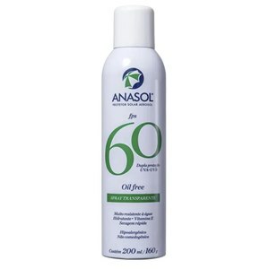 Protetor Solar Anasol Fps60 Spray Transparente 200ml