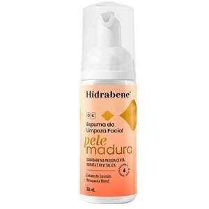 Espuma De Limpeza Suave Facial Pele Madura Hidrabene 50ml