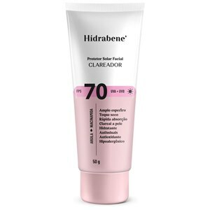 Protetor Solar Facial Clareador Fps70 Hidrabene 50g