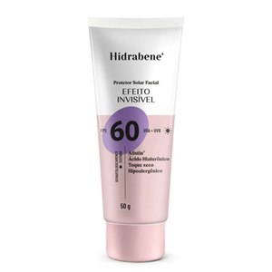 Protetor Solar Facial Efeito Invisível Fps60 Hidrabene 50G