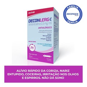 Desloratadina - Deconlerg 0,5Mg/Ml Xarope 60Ml
