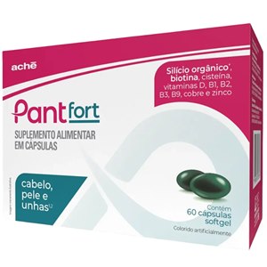 Pant Fort Cabelo, Pele E Unhas 60 Cápsulas