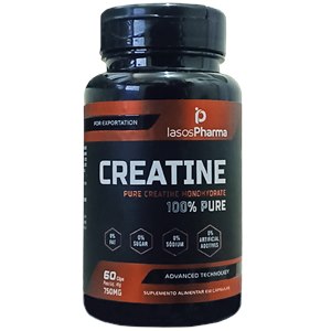 Creatine 100% Pura 750Mg Iasospharma 60 Cápsulas