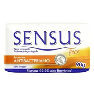 Sabonete Em Barra Sensus Antibacteriano Free Fontana 90G 