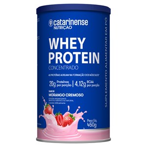 Whey Protein Concentrado Catarinense Sabor Morango 450G
