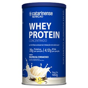 Whey Protein Concentrado Catarinense Sabor Baunilha 450G