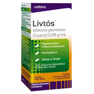 Xarope De Guaco - Livtós Vidora 100Ml