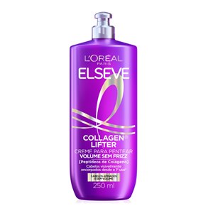 Creme Para Pentear Elseve Collagen Lifter Volume Sem Frizz 250Ml