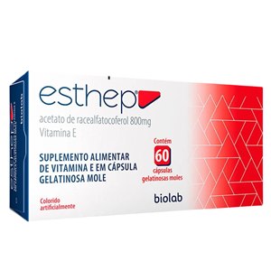 Vitamina E Esthep 800Mg 60 Cápsulas