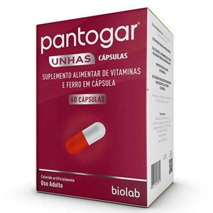 Pantogar Unhas 60 Cápsulas