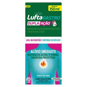Antiácido Luftagastro Dupla Ação Suspensão Oral 150Ml