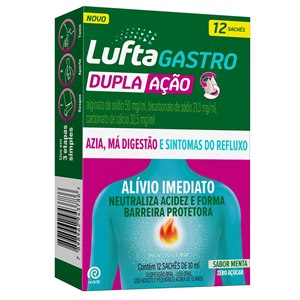 Antiácido Luftagastro Dulpa Ação 12 Sachês