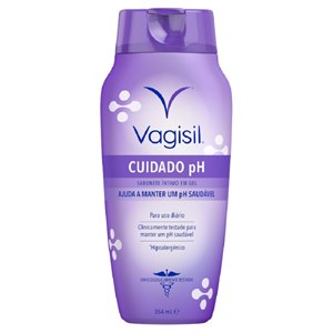 Sabonete Líquido Íntimo Vagisil Cuidado Ph 354Ml
