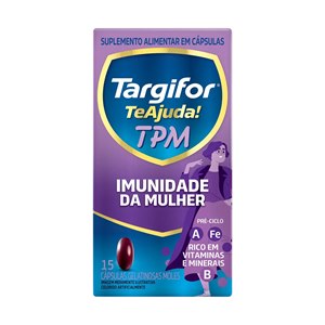 Polivitamínico Targifor Te Ajuda Tpm 15 Cápsulas