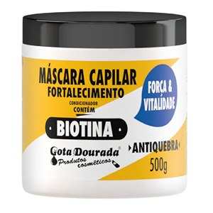 Máscara Capilar Gota Dourada Biotina 500G
