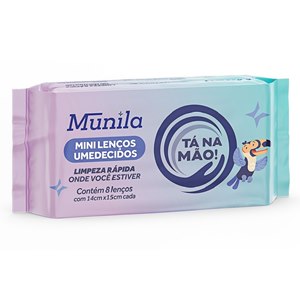 Lenço Umedecido Tá Na Mão 8 Unidades