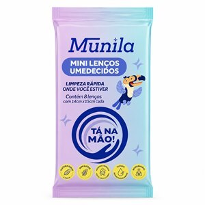 Lenço Umedecido Tá Na Mão 8 Unidades