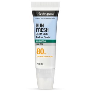 Neutrogena Sun Fresh Derm Care Textura Fluida Sem Cor Fps80 40Ml