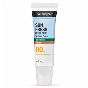 Neutrogena Sun Fresh Derm Care Textura Fluida Cor 3.0 Fps80 40Ml