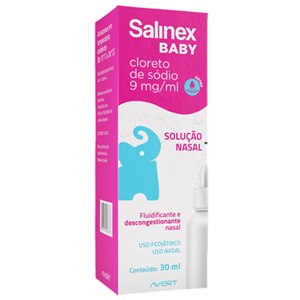 Cloreto De Sódio - Salinex Baby Solução Nasal Gotas 30Ml