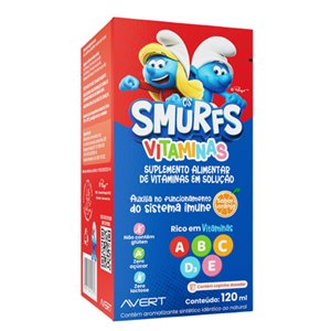 Polivitamínico Infantil Os Smurfs Solução Oral 120Ml